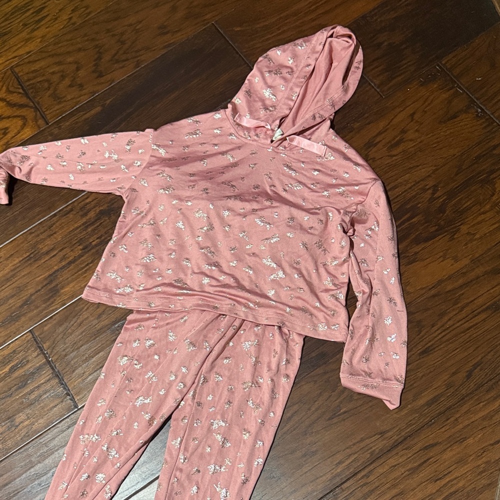 Self Esteem Pink Starry Kids Pajama Set